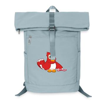 Papagei Wurm - Laptop-Rucksack  - Eisblau - Vorne