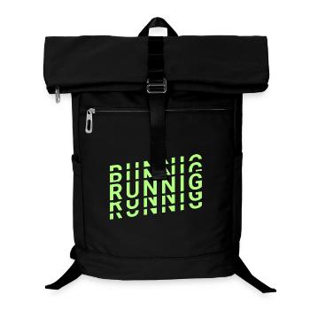 Laufen - Bewegung - Laptop-Rucksack  - Schwarz - Vorne