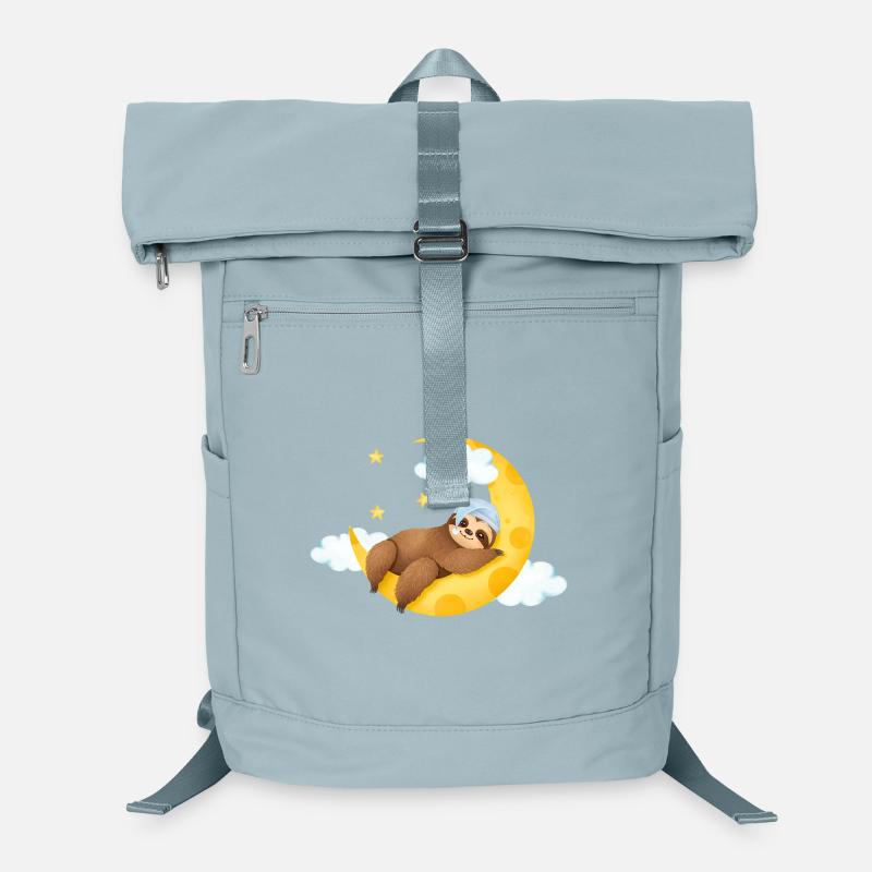 Paresseux sur la lune Sac à dos ordinateur