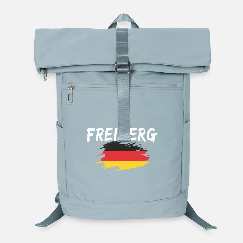 Freiberg Deutschland Flagge Laptop-Rucksack 