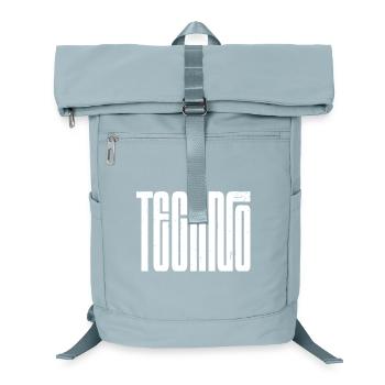 Techno Bold Retro Typografie - Laptop-Rucksack  - Eisblau - Vorne