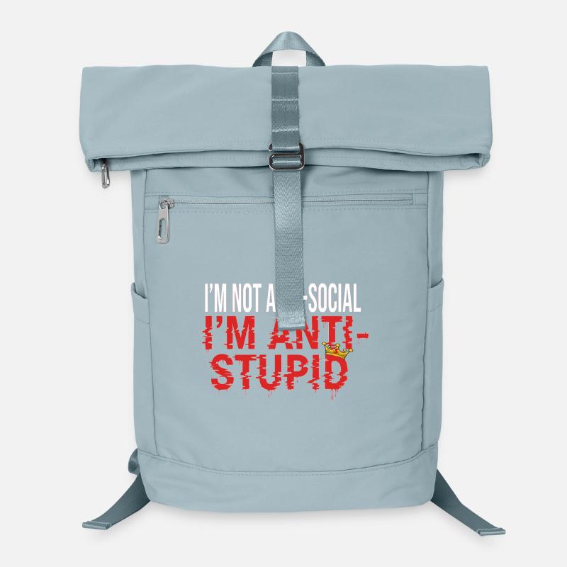 NOT ANTI SOCIAL Laptop Backpack