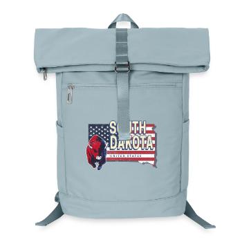 South Dakota United States Vintage Souvenir - Laptop Backpack - ice blue - Front