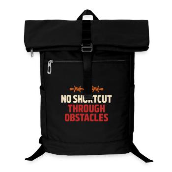 Hindernislauf-rennfahrer Hindernislauf Ocr - Laptop-Rucksack  - Schwarz - Vorne