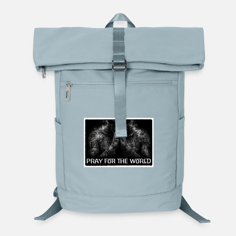 Priez pour le monde Sac à dos ordinateur
