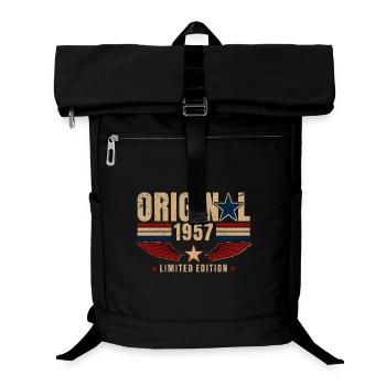 69. Geburtstag Geschenk Original Jahrgang 1957 - Laptop-Rucksack  - Schwarz - Vorne