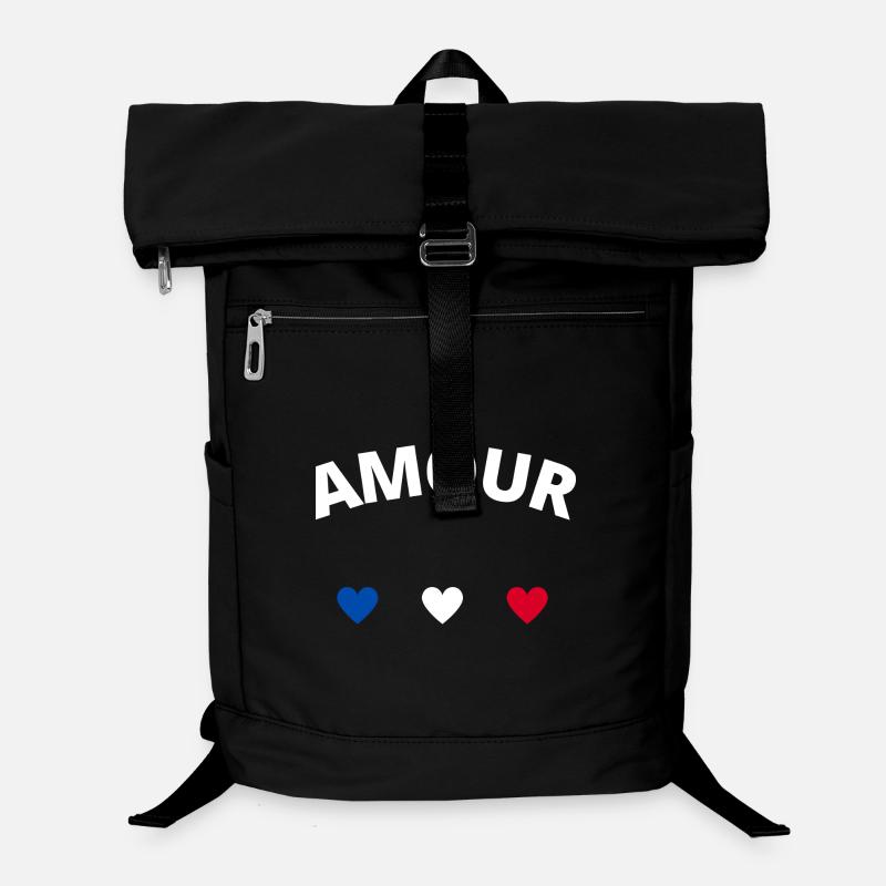 Liebe - Laptop-Rucksack  - Schwarz