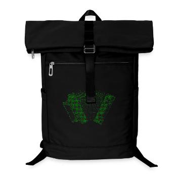 Harmonica SciFi Typo Effect | ZiachON! - Laptop Backpack - black - Front