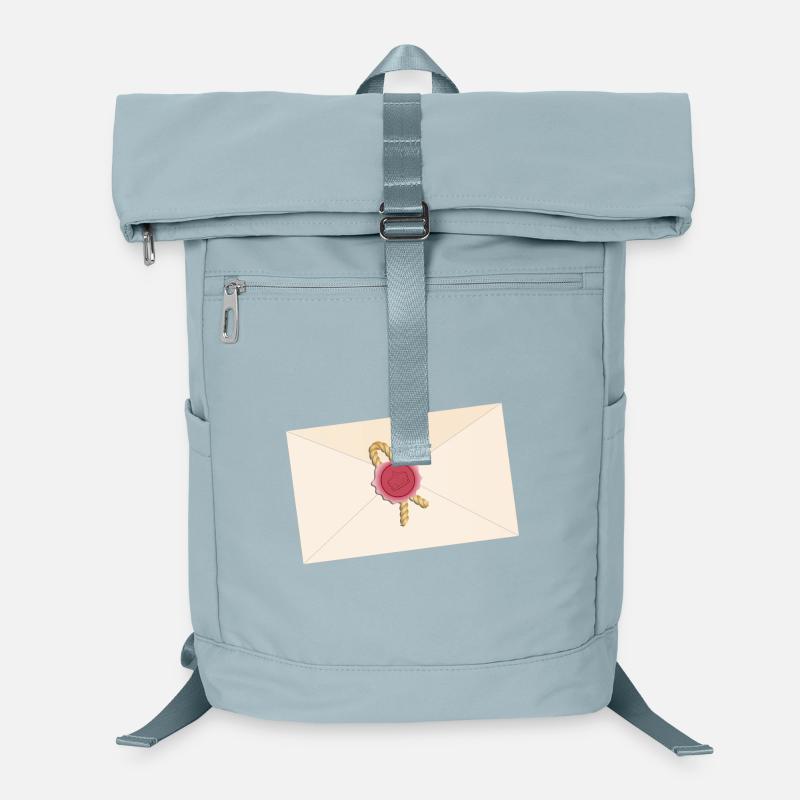geschlossener Briefumschlag mit Siegel Laptop-Rucksack 
