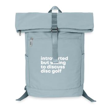 Discgolf - Laptop-Rucksack  - Eisblau - Vorne