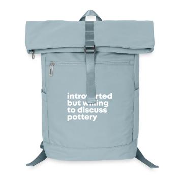 Töpferei - Laptop-Rucksack  - Eisblau - Vorne
