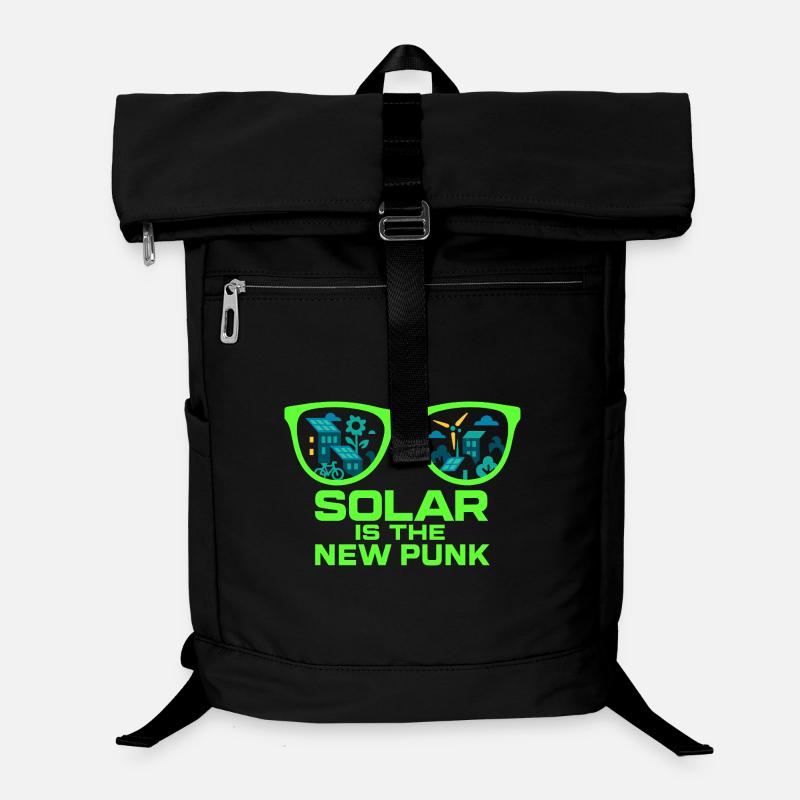 Solar Is the New Punk Laptop Backpack