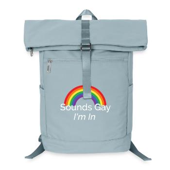 Conception de fierté arc-en-ciel vif - Sac à dos ordinateur - bleu glacier - Devant