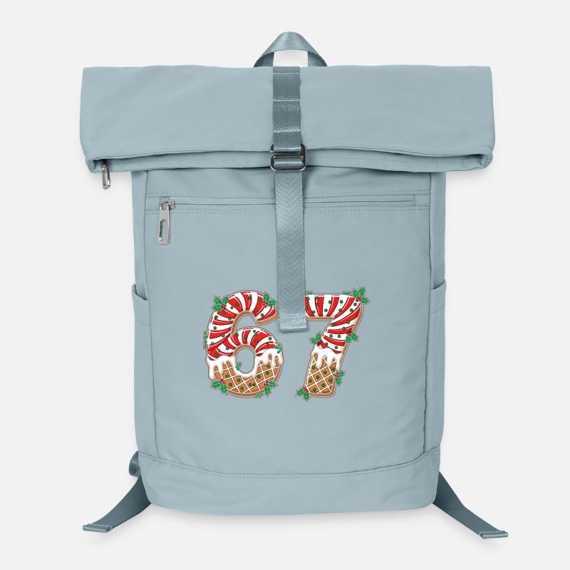 Kekszahlen 67 im Zuckerguss-Design Laptop-Rucksack 