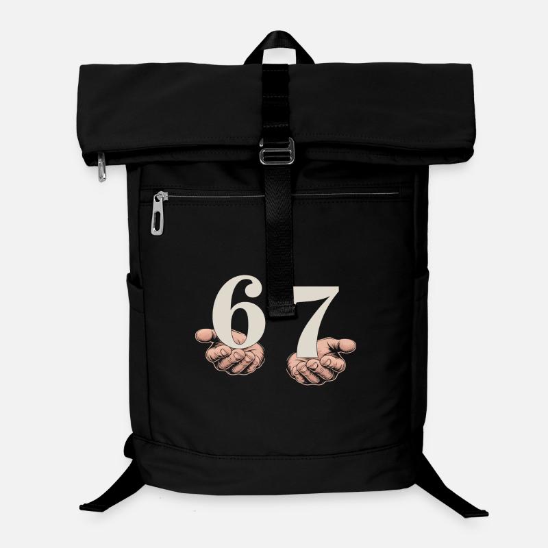6-7 Gen Alpha Meme | Slang-Humor-Trend Laptop-Rucksack 