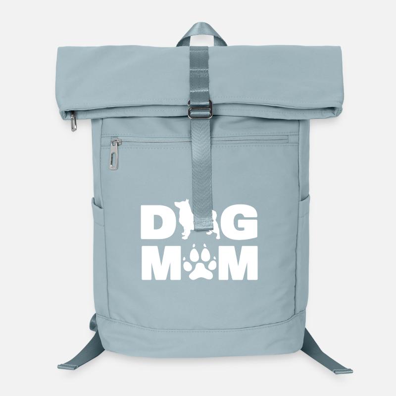 Schwedischer Vallhund-Hund-Mutter-Besitzer Silhouette Laptop-Rucksack 