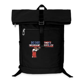 Clay pigeon shooting - Laptop Backpack - black - Front