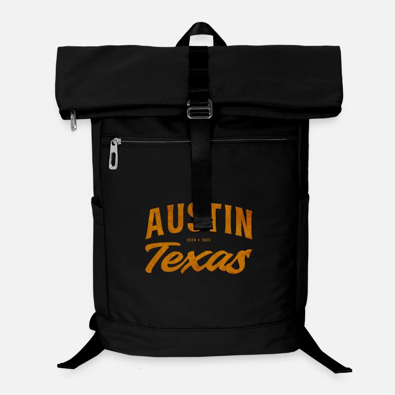 Lettrage vintage Austin Texas Sac à dos ordinateur