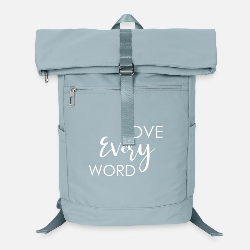 J’adore chaque mot Sac à dos ordinateur