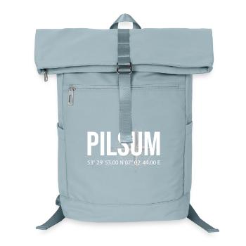 Koordinaten Pilsum - Laptop-Rucksack  - Eisblau - Vorne