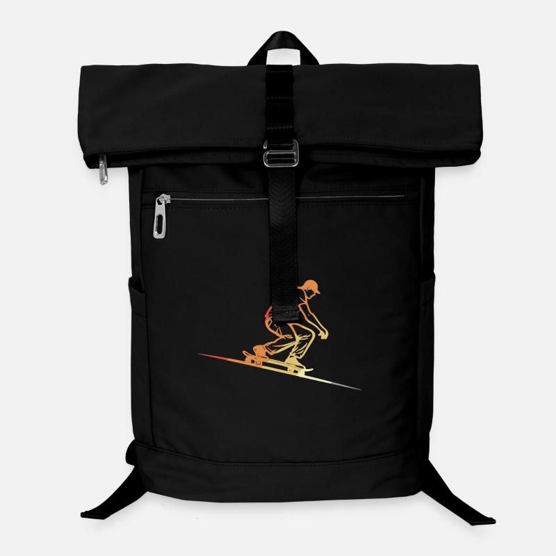 Skateboarding Retro Stil Laptop-Rucksack 