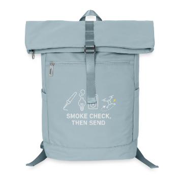 Smoke control before departure Motive - Laptop Backpack - ice blue - Front
