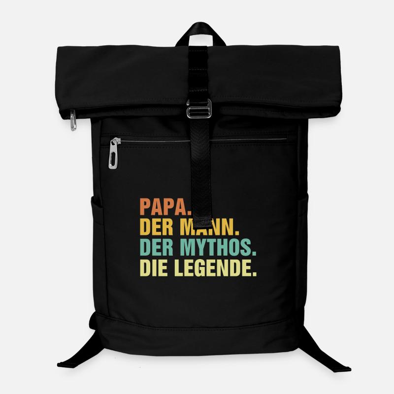 Funny Saying Father's Day Dad The Man The Myth Laptop Backpack