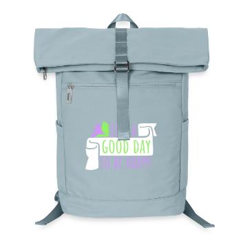 Bonjour sois heureux Motivation positive Dire bonheur - Sac à dos ordinateur - bleu glacier - Devant
