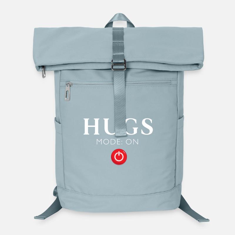 UMARMT Modo auf rotem Knopf Laptop-Rucksack 