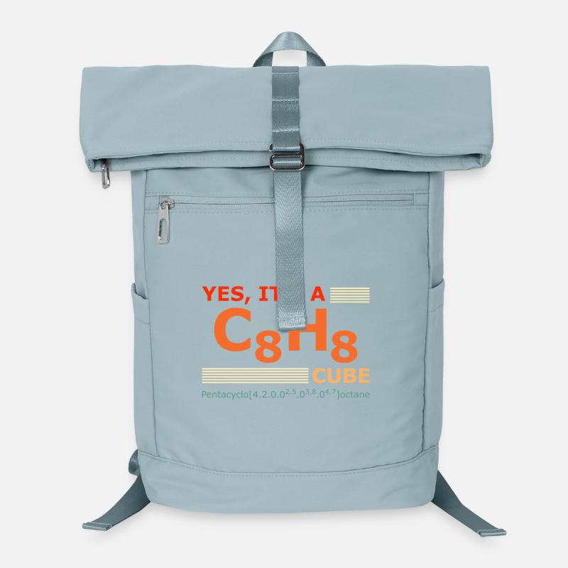 C8H8 Cubane – Yes it's a Cube retro Chemie Sac à dos ordinateur