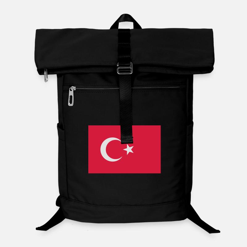 Türkische Flagge Laptop-Rucksack 