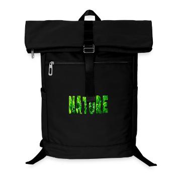 nature - Laptop-Rucksack  - Schwarz - Vorne