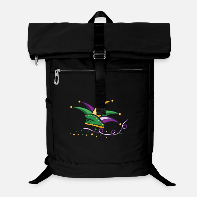 Fool cap Mardi Gras New Orleans Carnival Laptop Backpack
