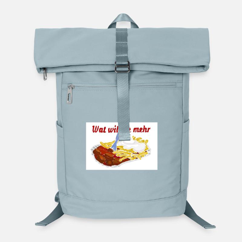 Currywurst mit Pommes Laptop-Rucksack 