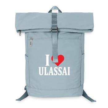 T-Shirt Io amo Ulassai T-Shirt Sardinien - Laptop-Rucksack  - Eisblau - Vorne
