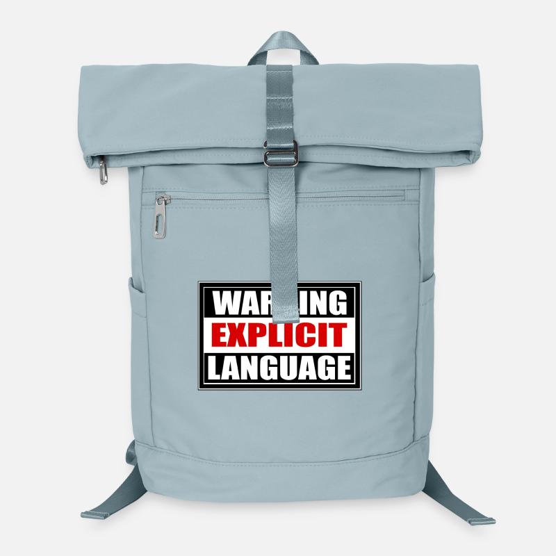 Attention coarse language Laptop Backpack