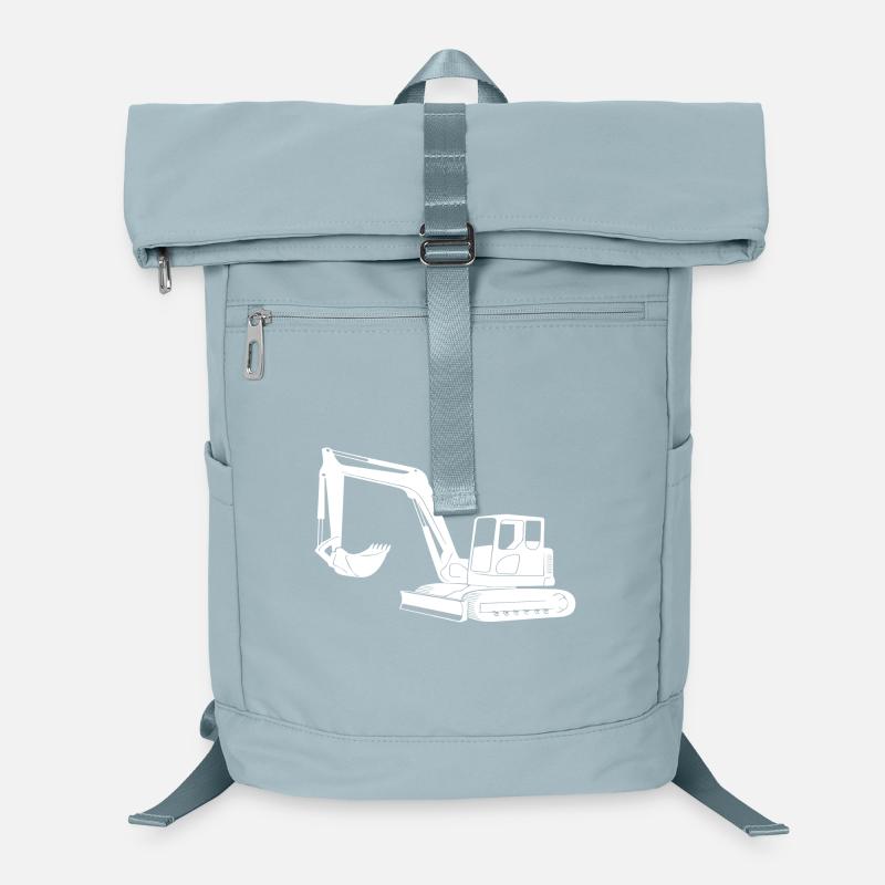 Baggerfahrer Silhouette - Baugeräteführer Laptop-Rucksack 