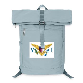 Amerikanische Jungferninseln - Laptop-Rucksack  - Eisblau - Vorne