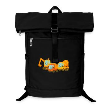Building site - Laptop Backpack - black - Front