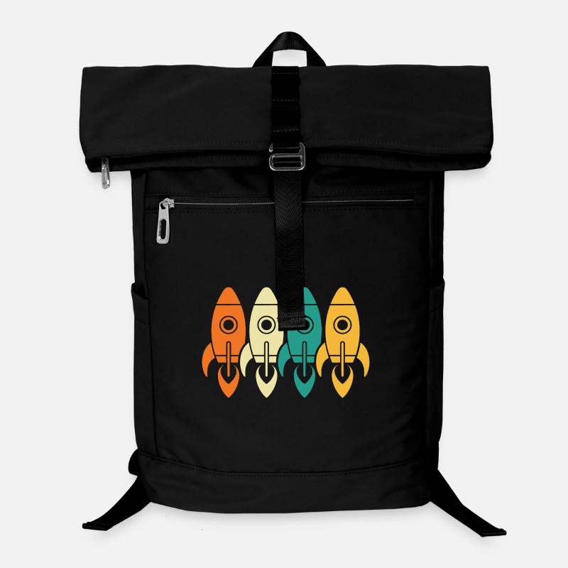 fusées vintage exploration spatiale ingénieur cadeau Sac à dos ordinateur