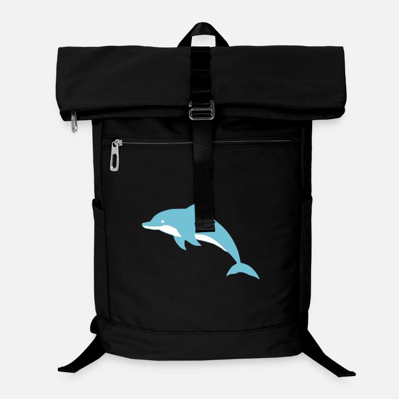 Delfin Delphine T-shirt Geschenk Laptop-Rucksack 