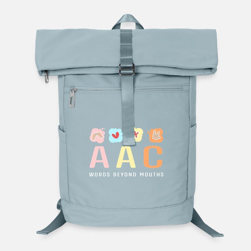 SLP Gebärdensprache AAC Kommunikation Laptop-Rucksack 