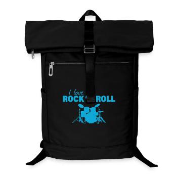 ROCK AND ROLL - Laptop-Rucksack  - Schwarz - Vorne
