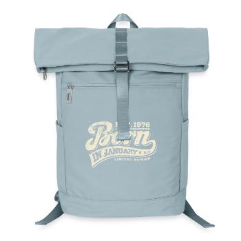 Born in January 1976 - Birthday - Gift - Laptop Backpack - ice blue - Front