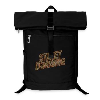 Street Dominator Car Tuner Style Camouflage - Laptop Backpack - black - Front