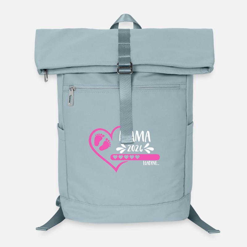 Mom 2026 loading heart version girl pink pink Laptop Backpack