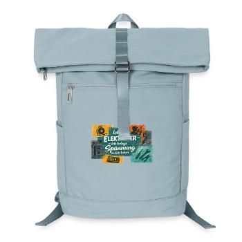 I'm an electrician Excitement in life - Laptop Backpack - ice blue - Front