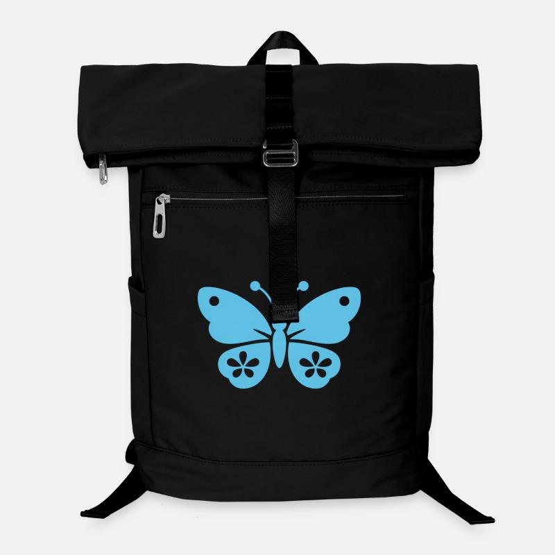 Butterfly blue Laptop Backpack