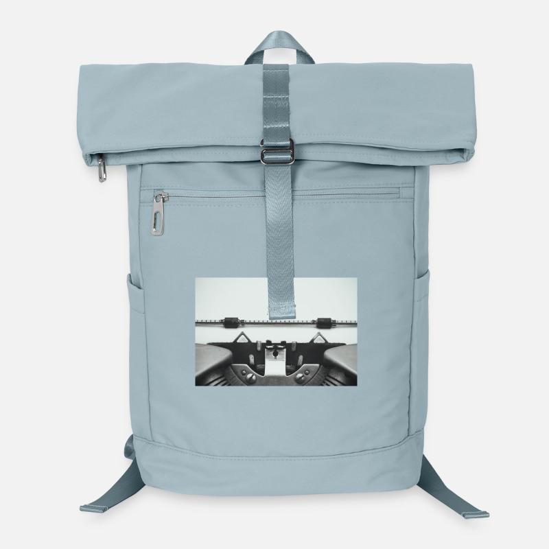Just Write Vintage Typewriter Design Laptop Backpack