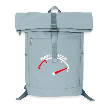 Papa-Witze Meter-Abschlag-Design - Laptop-Rucksack  - Eisblau - Vorne